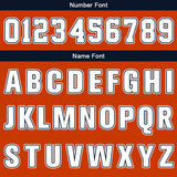 Custom Orange Navy White Basketball Jersey Uniform Suit Printed Your Logo Name Number