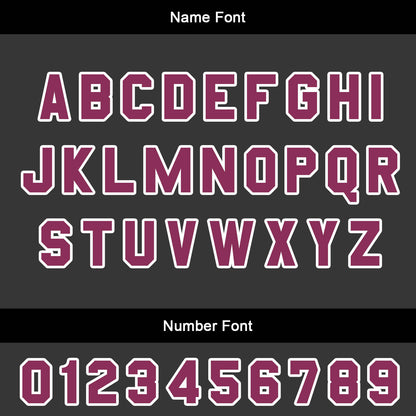Custom Rose Red Basketball Jersey Uniform Suit Printed Your Logo Name Number