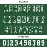 Custom White Green Varsity Jackets for Men Women Youth Personalized Letterman Jackets