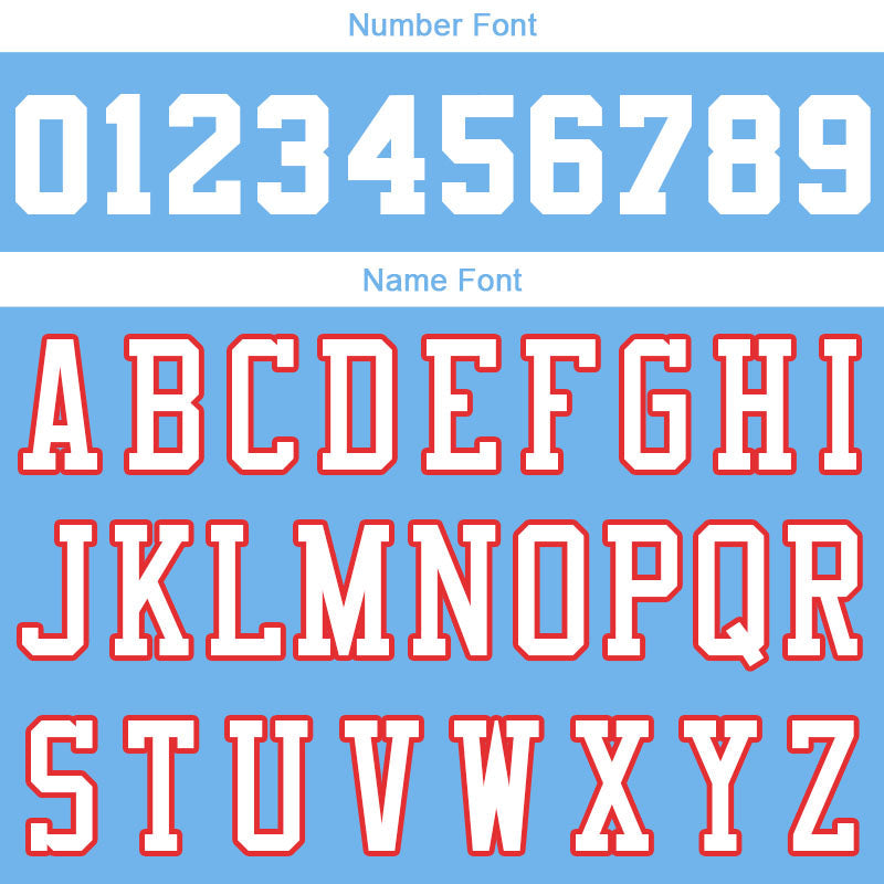 Custom Stitched Basketball Jersey for Men, Women And Kids Light Blue-Royal-White-Red