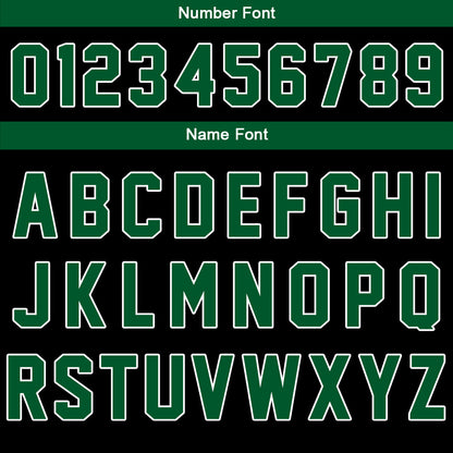 Custom Green Black Varsity Jackets for Men Women Youth Personalized Letterman Jackets