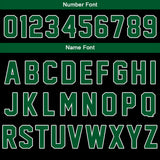 Custom Green Black Varsity Jackets for Men Women Youth Personalized Letterman Jackets