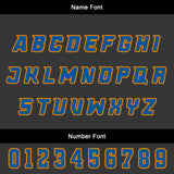 Custom Orange Blue Basketball Jersey Uniform Suit Printed Your Logo Name Number