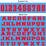 Custom Blue Red Basketball Jersey Uniform Suit Printed Your Logo Name Number