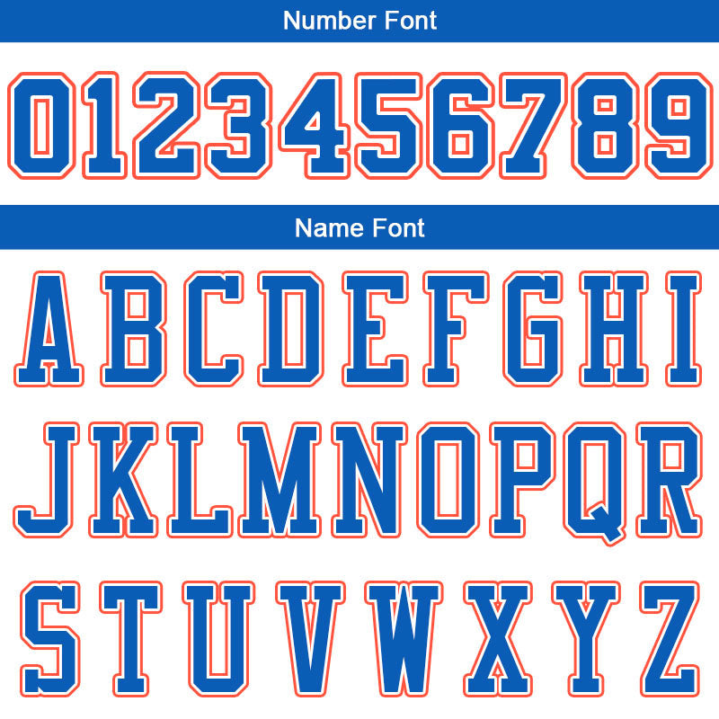 Custom Stitched Basketball Jersey for Men, Women And Kids White-Blue-Orange-Navy