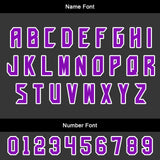 Custom Gray Violet Uniform Jersey Kids Adults Personalized Set Jersey Shirt