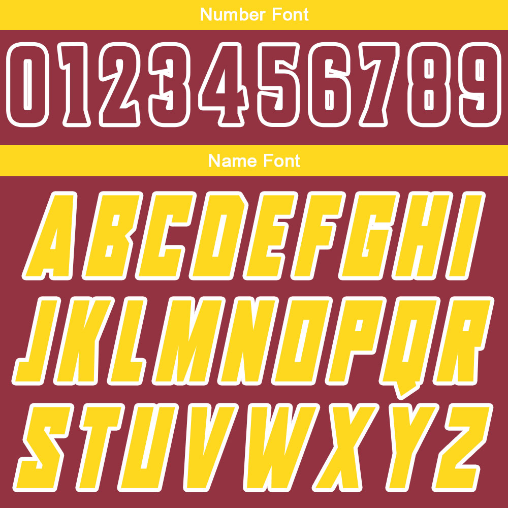 Custom Red Yellow Reversible Basketball Suit for Adults and Kids Personalized Jersey