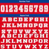Custom Red Blue Basketball Jersey Uniform Suit Printed Your Logo Name Number