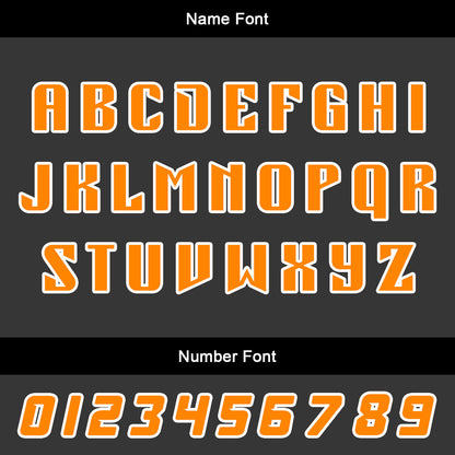 Custom White Orange Basketball Jersey Uniform Suit Printed Your Logo Name Number