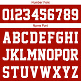 Custom Red Short Sleeve Hoodies for Men Women Shirts with Hoods Printed Name Logo