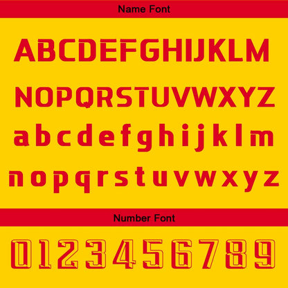 Custom Yellow Basketball Jersey Uniform Suit Printed Your Logo Name Number