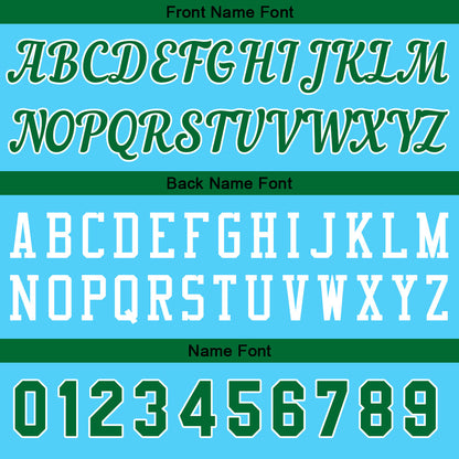 Custom Light Blue Green Basketball Jersey for Men Women Adult Youth Stitched Name Number Logo