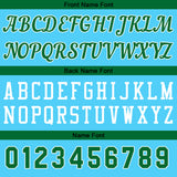 Custom Light Blue Green Basketball Jersey for Men Women Adult Youth Stitched Name Number Logo