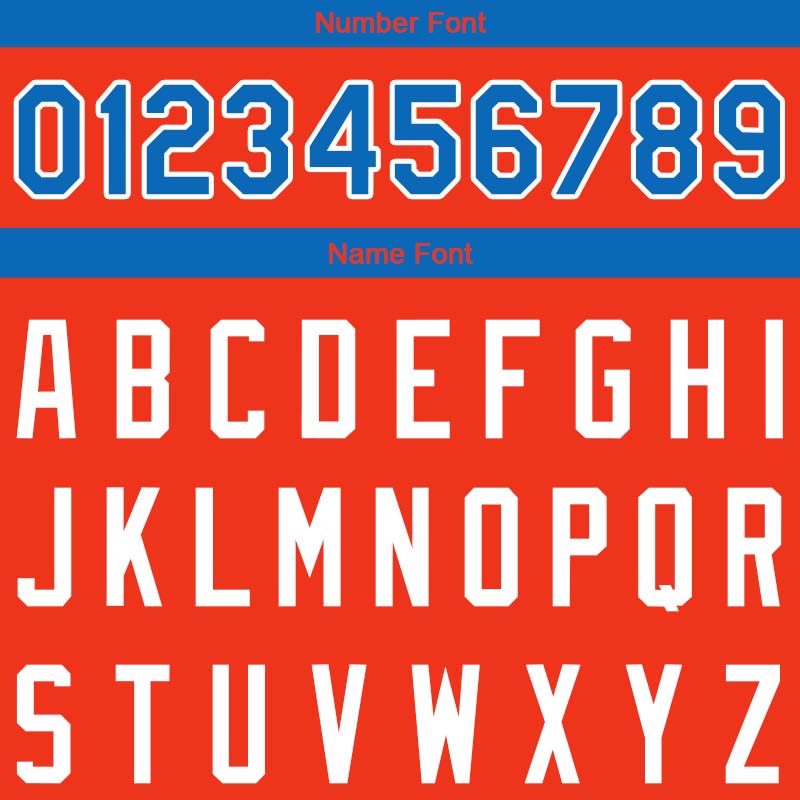 Custom Stitched Basketball Jersey for Men, Women And Kids Orange-Blue-White