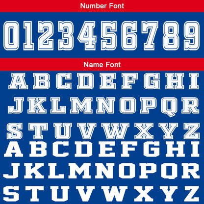 Custom Blue Red Basketball Jersey Uniform Suit Printed Your Logo Name Number