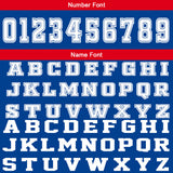 Custom Blue Red Basketball Jersey Uniform Suit Printed Your Logo Name Number