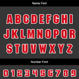 Custom Red Uniform Jersey Kids Adults Personalized Set Jersey Shirt