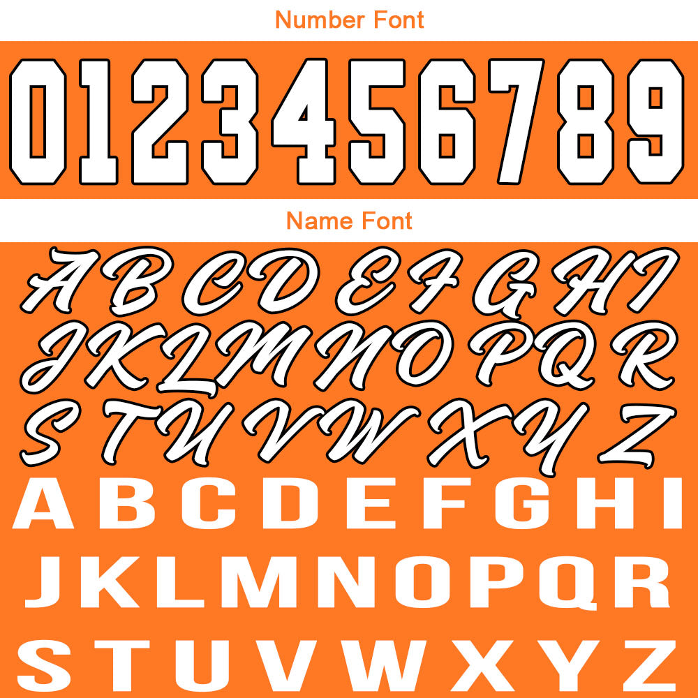 Custom Orange White Basketball Jersey for Men Women Adult Youth Stitched Name Number Logo
