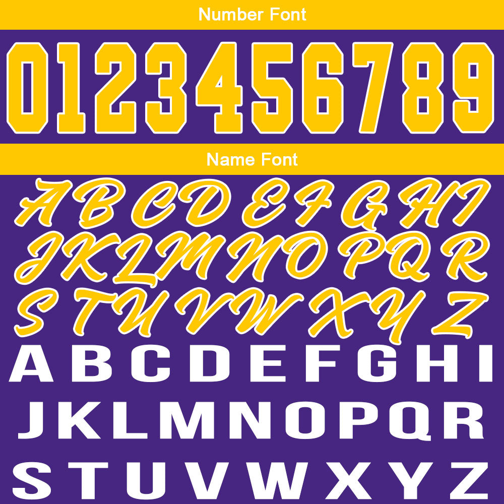 Custom Purple Yellow Basketball Jersey for Men Women Adult Youth Stitched Name Number Logo