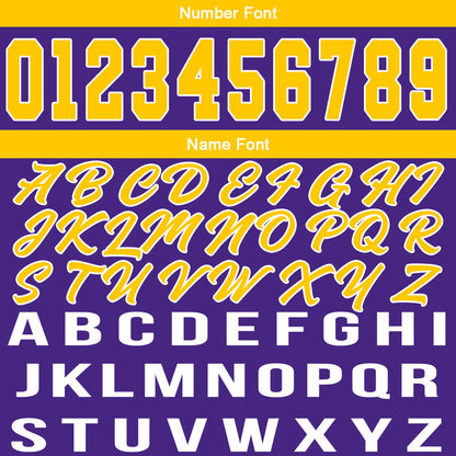 Custom Purple Yellow Basketball Jersey for Men Women Adult Youth Stitched Name Number Logo