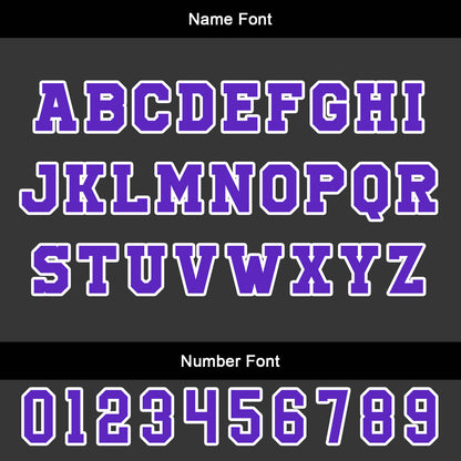 Custom Black Purple Basketball Jersey Uniform Suit Printed Your Logo Name Number
