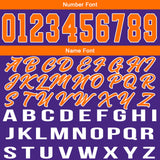 Custom Purple Orange Basketball Jersey for Men Women Adult Youth Stitched Name Number Logo