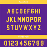 Custom Yellow Purple Basketball Soccer Football Shooting Long T-Shirt for Adults and Kids