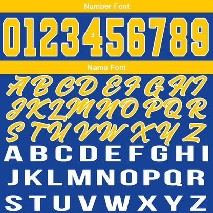 Custom Royal Yellow Basketball Jersey for Men Women Adult Youth Stitched Name Number Logo