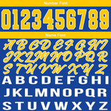 Custom Royal Yellow Basketball Jersey for Men Women Adult Youth Stitched Name Number Logo