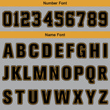 Custom Orange Grey Black Basketball Jersey Uniform Suit Printed Your Logo Name Number