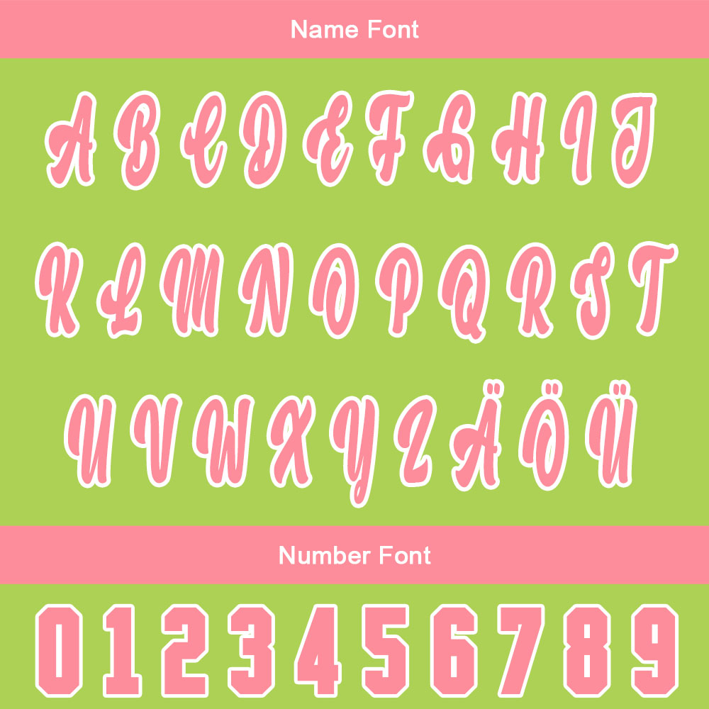 Custom Green Pink Baseball Jersey Personalized Gradient Team Uniforms Shirt with Name Number