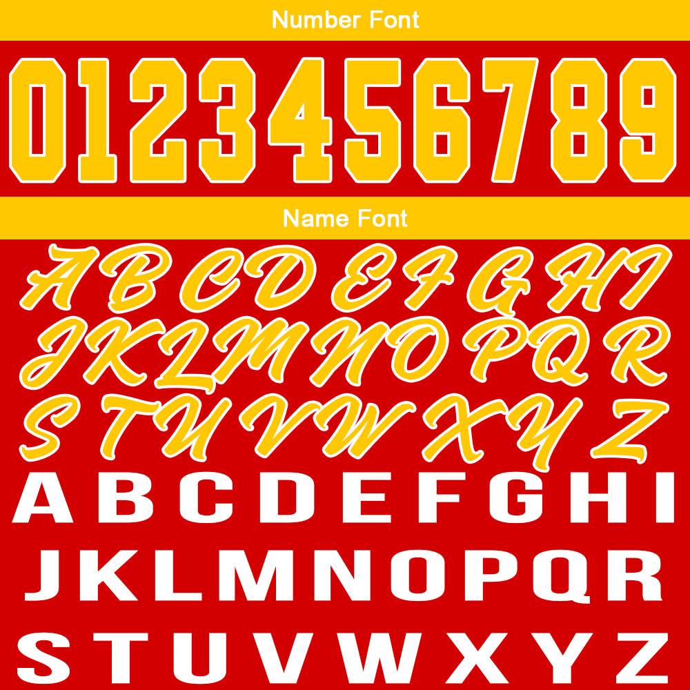 Custom Red Yellow Basketball Jersey for Men Women Adult Youth Stitched Name Number Logo
