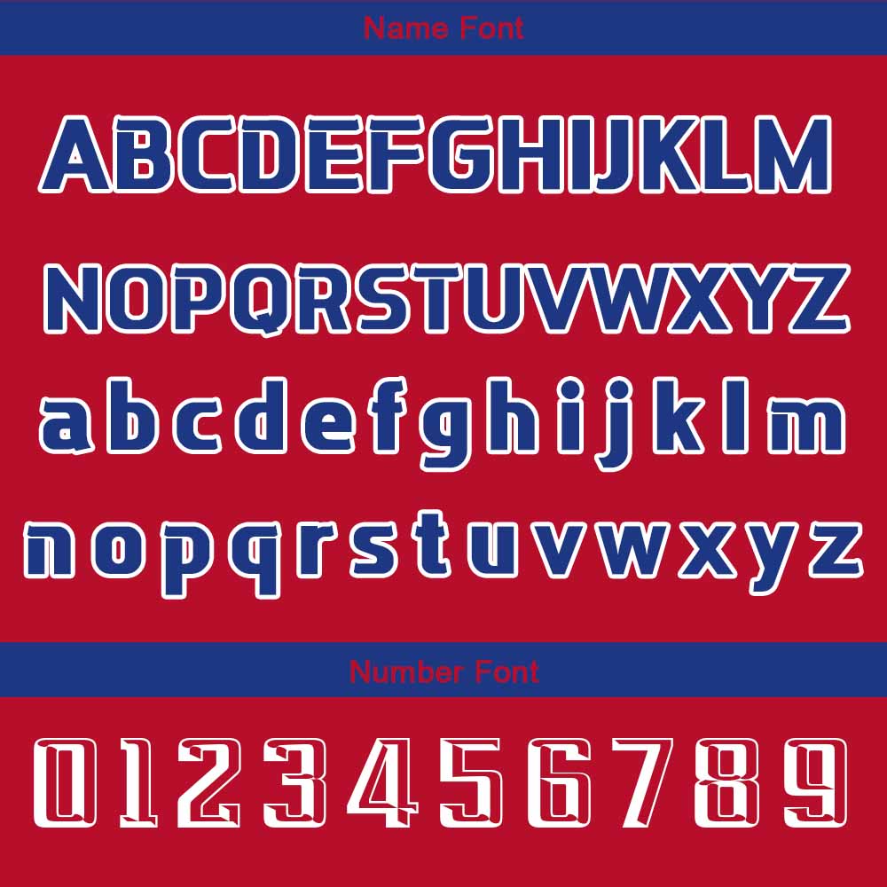 Custom Red Blue Basketball Jersey Uniform Suit Printed Your Logo Name Number