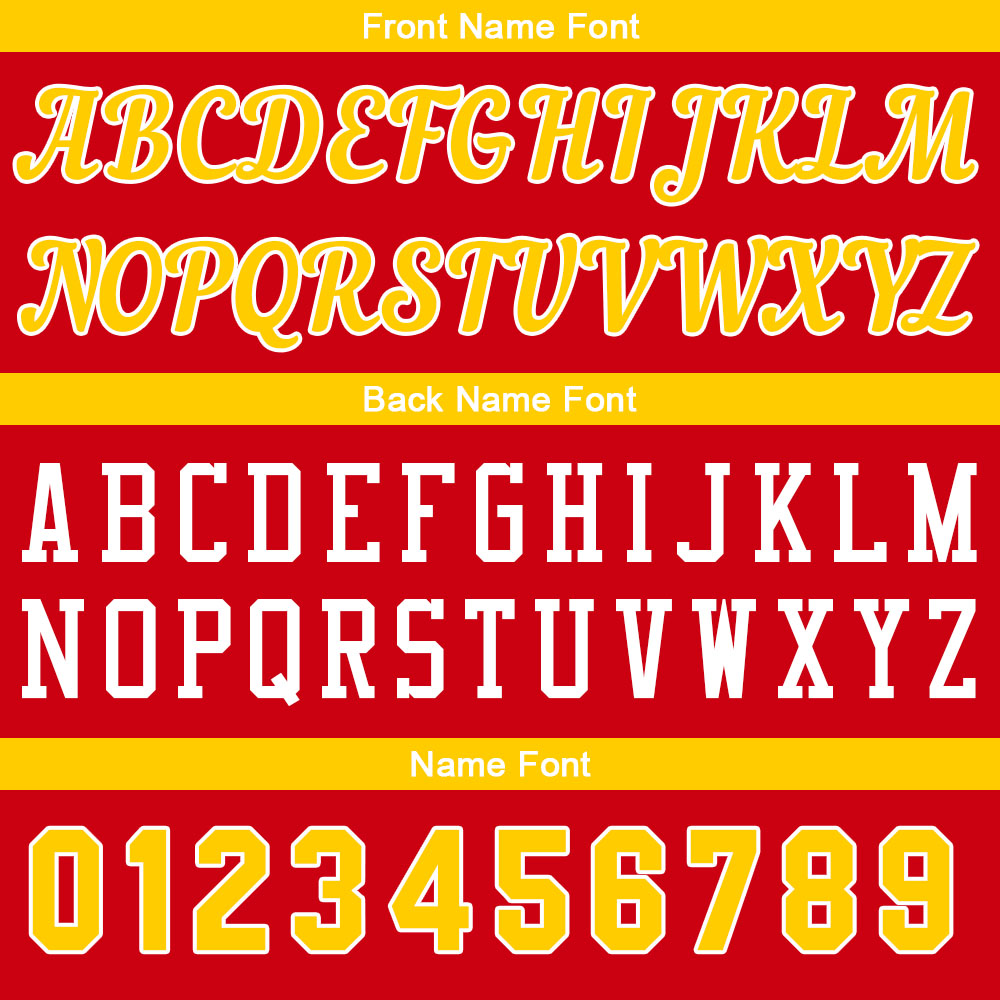 Custom Red Yellow Basketball Jersey for Men Women Adult Youth Stitched Name Number Logo