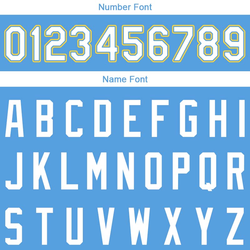Custom Stitched Basketball Jersey for Men, Women And Kids Light Blue-White-Yellow