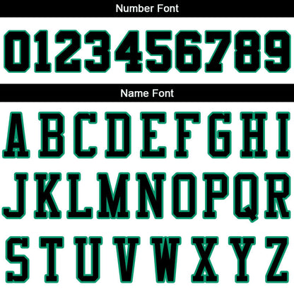 Custom Stitched Basketball Jersey for Men, Women And Kids White-Kelly Green-Black