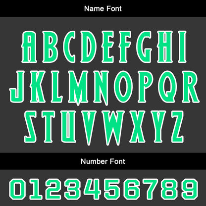 Custom Black Green Uniform Jersey Kids Adults Personalized Set Jersey Shirt