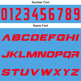 Custom Blue Red Reversible Basketball Suit for Adults and Kids Personalized Jersey