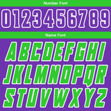 Custom Purple Green Reversible Basketball Suit for Adults and Kids Personalized Jersey