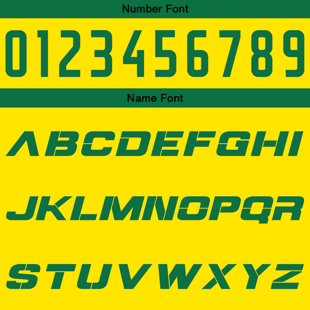 Custom Yellow Green Reversible Basketball Suit for Adults and Kids Personalized Jersey