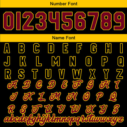 Custom Crimson Black Yellow Varsity Jackets for Men Women Youth Personalized Letterman Jackets