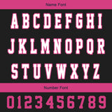 Custom Pink Black Varsity Jackets for Men Women Youth Personalized Letterman Jackets