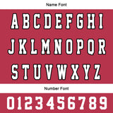 Custom White Red Varsity Jackets for Men Women Youth Personalized Letterman Jackets