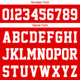 Custom Red Short Sleeve Hoodies for Men Women Shirts with Hoods Printed Name Logo