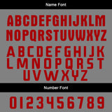 Custom Red Ash Uniform Jersey Kids Adults Personalized Set Jersey Shirt