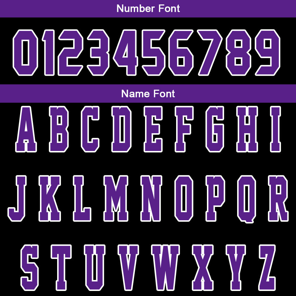 Custom Black Purple Reversible Basketball Suit for Adults and Kids Personalized Jersey