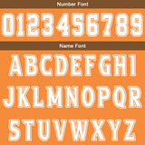 Custom Orange Brown Basketball Jersey Uniform Suit Printed Your Logo Name Number