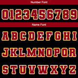 Custom Black Red Yellow Waterproof Varsity Jackets Personalized Stitched Name Number Logo to Letterman Jackets