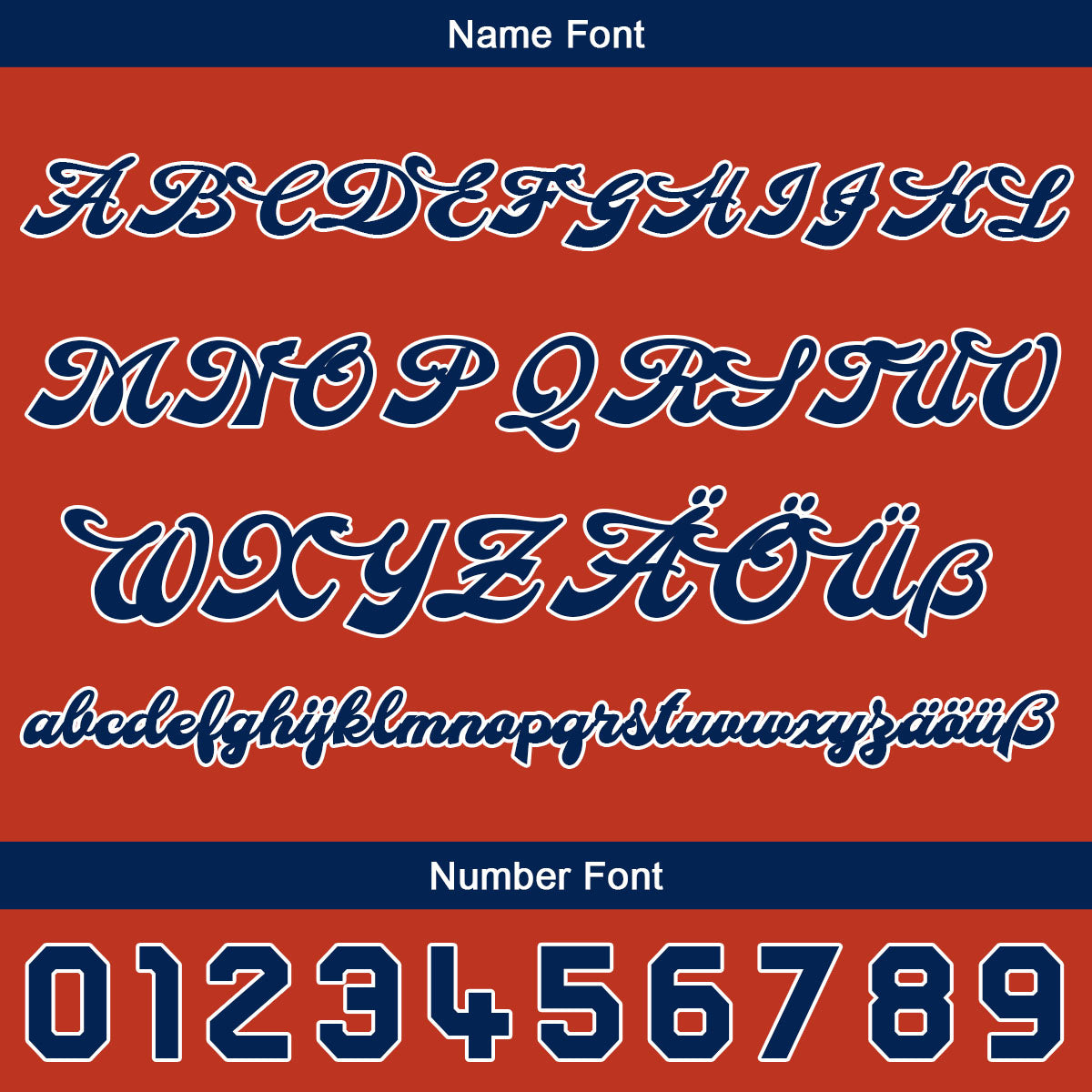 Custom Orange Navy Baseball Jersey Personalized Gradient Team Uniforms Shirt with Name Number