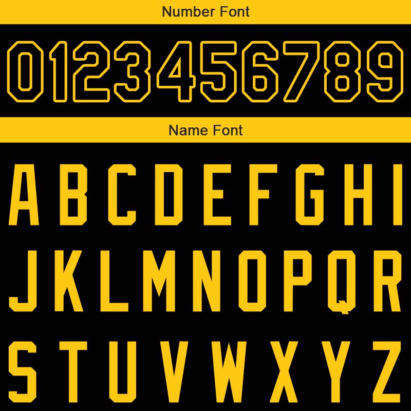 Custom Stitched Basketball Jersey for Men, Women And Kids Black-Yellow